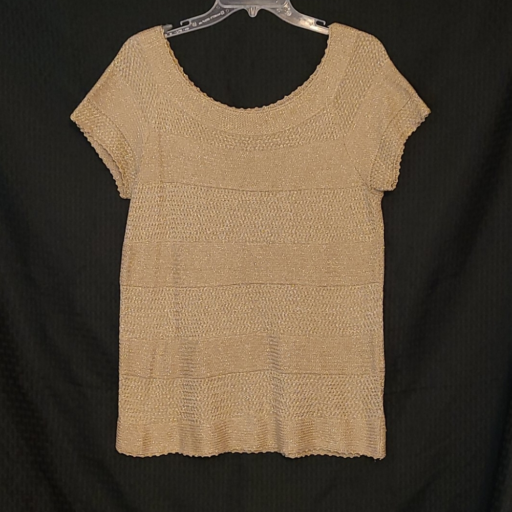 Ralph Lauren Gold Silk Blouse